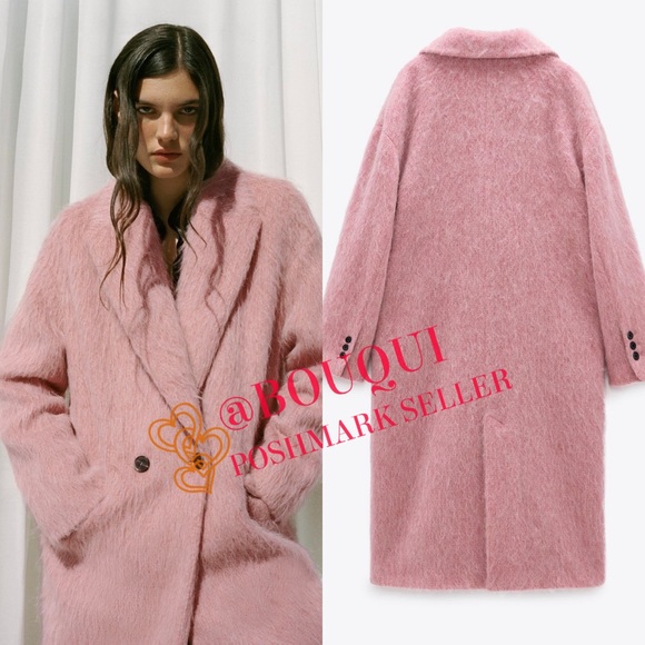 BLOGGERS FAV ZARA LIMITED EDITION WOOL BLEND COAT - Picture 14 of 14